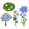 KHA-733 Petite Bouquet Collection 4 | 0.25Acrylic Collection | Set of 6