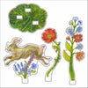 KHA-738 Petite Bouquet Collection 9 | 0.25Acrylic Collection | Set of 6
