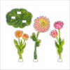 KHA-739 Petite Bouquet Collection 10 | 0.25Acrylic Collection | Set of 6
