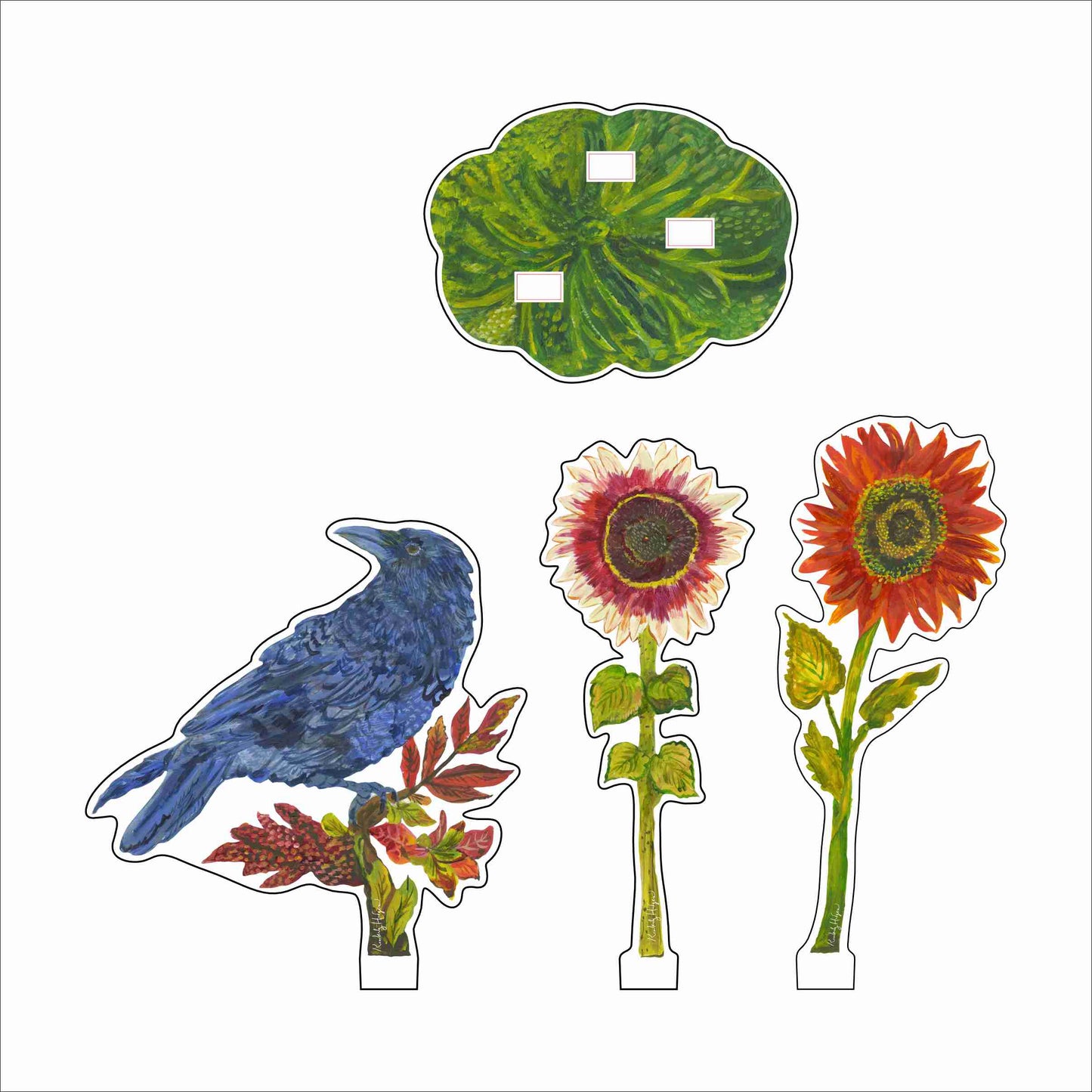 KHA-743 Petite Bouquet Collection 14 | 0.25Acrylic Collection | Set of 6