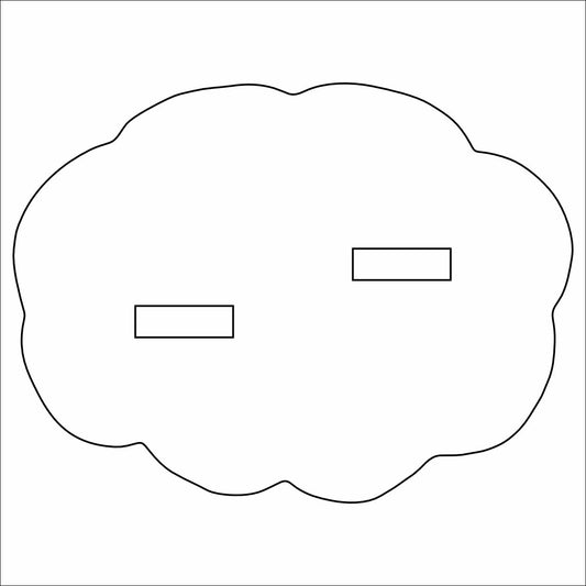 KHA-S017 Clear Double Stand | 0.50Acrylic