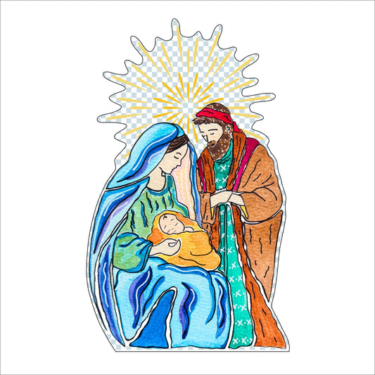 Holy Family | 0.75in. Acrylic Cutout | Single
