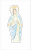 KKN-001 Blessed Mother | 0.75Acrylic Contour |