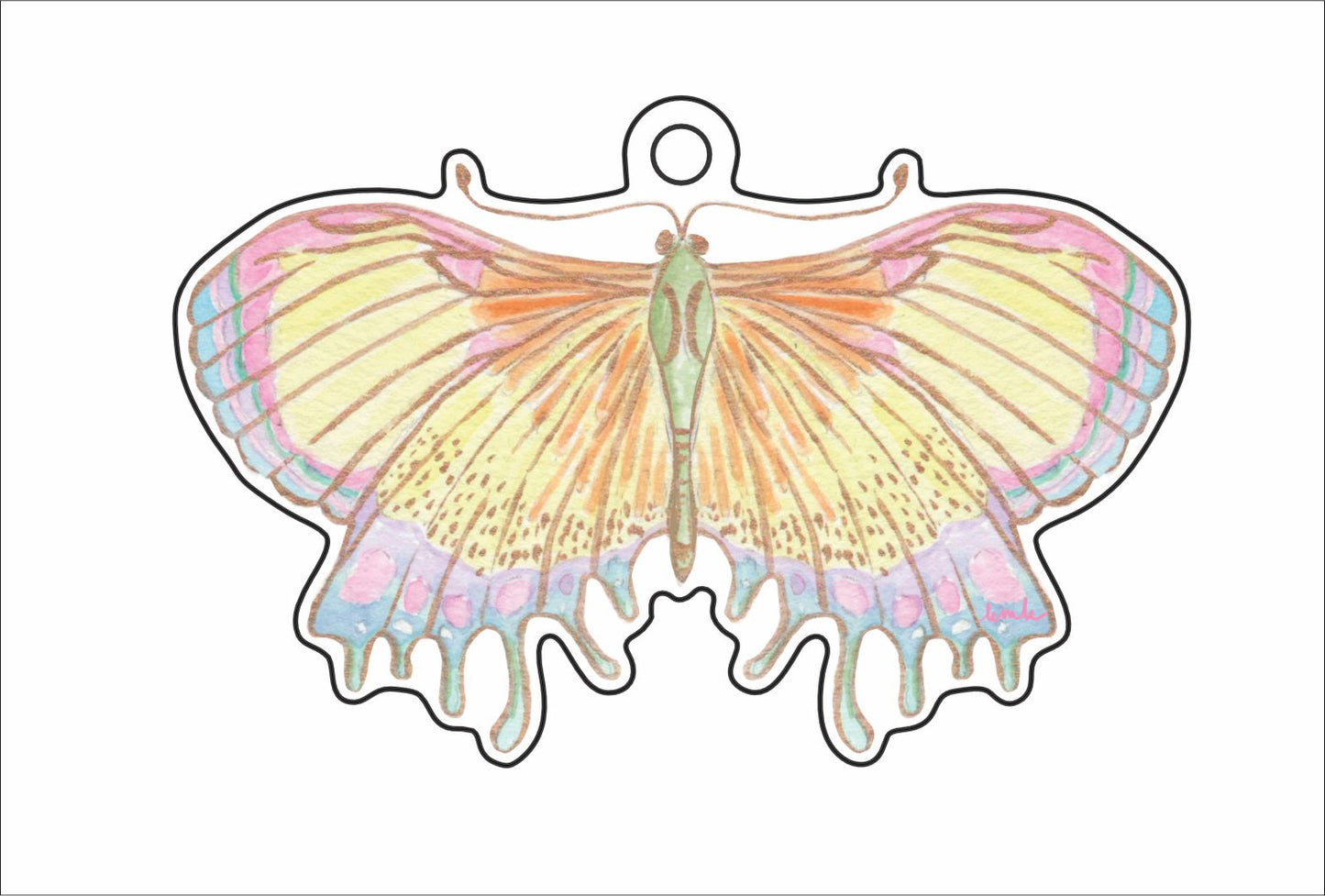 KKN-005 March Butterfly Ornament | 0.25Acrylic Ornament |