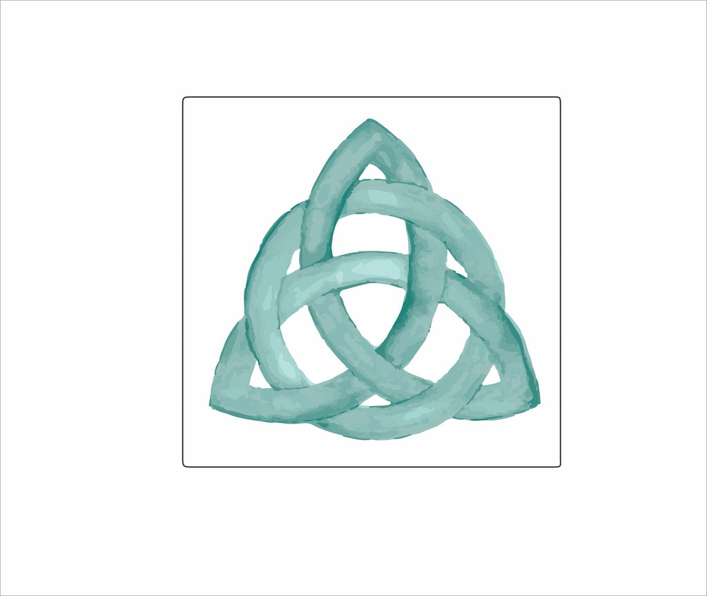 KKP-001 Knot Teal | 0.75Acrylic Contour |