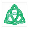 KKP-002 Trinity Knot - Emerald | 0.75Acrylic Contour