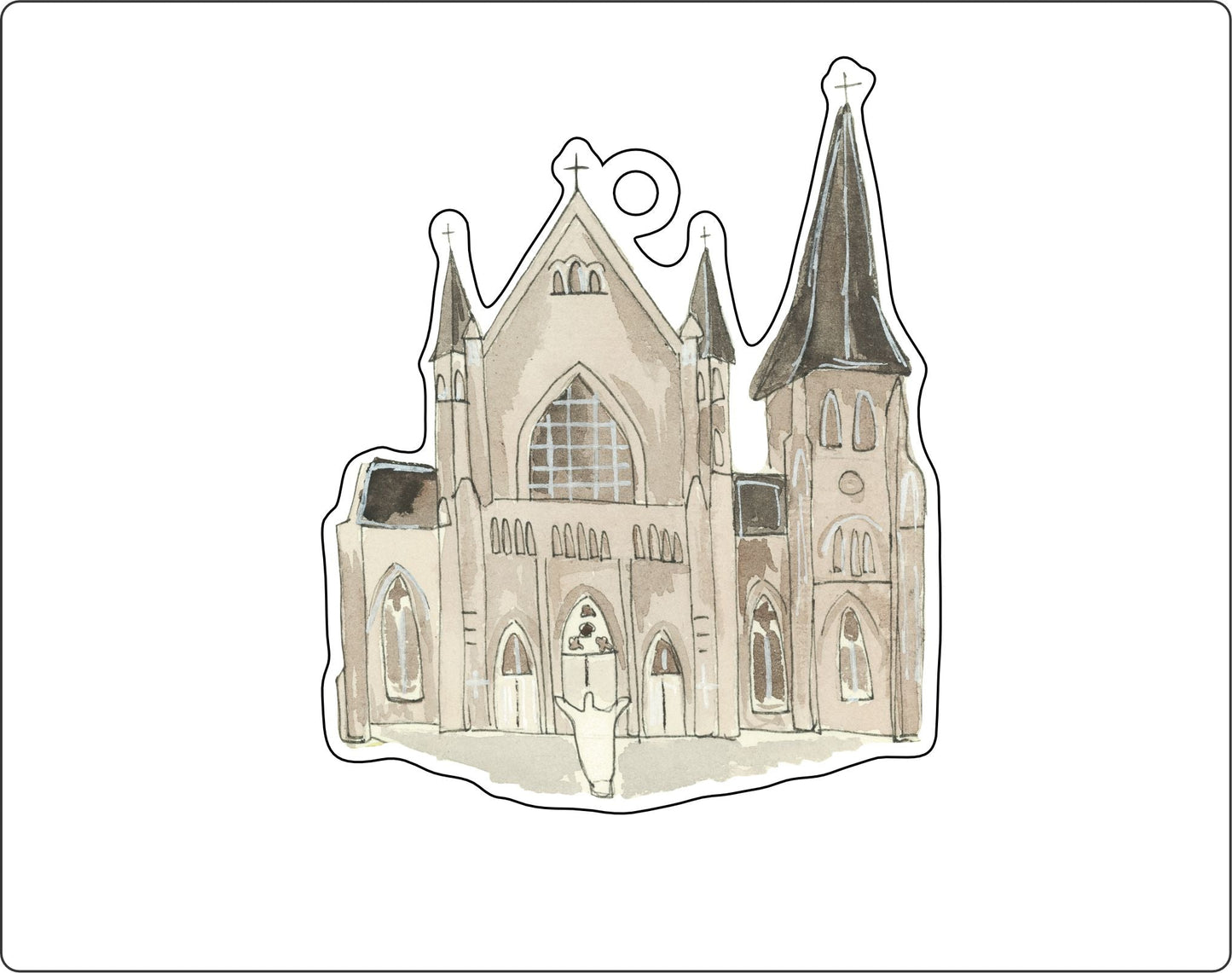 KLS-012 Ascension, Donaldsonville Ornament | 0.25Acrylic Ornament |