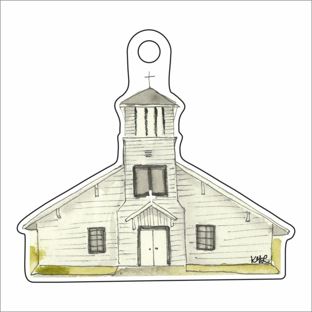 KLS-015 St. Martin Chapel Ornament | 0.25Acrylic Ornament