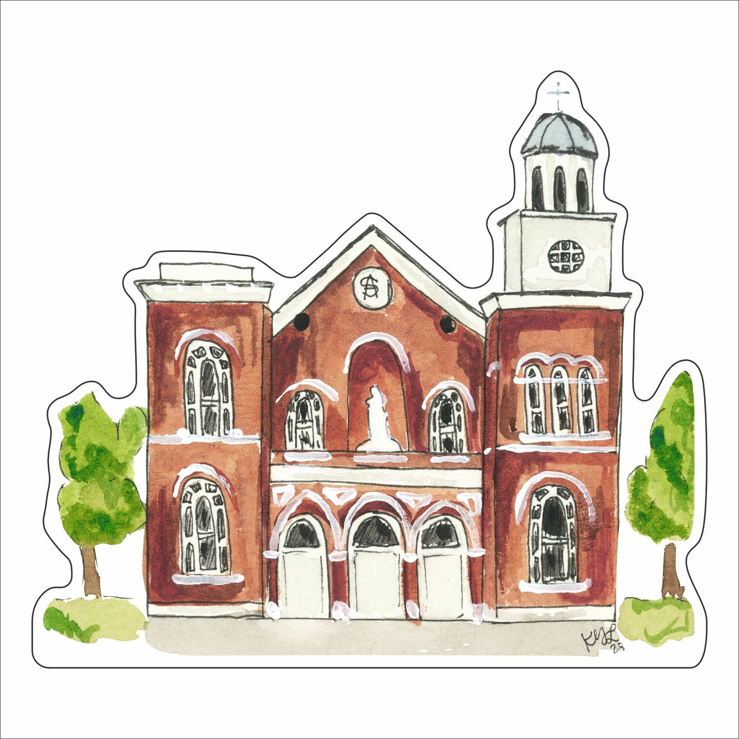 KLS-016 St. Anne, Napoleonville, LA | 0.75Acrylic Contour