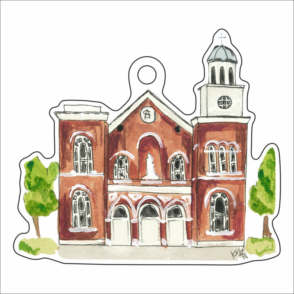 KLS-018 St. Anne, Napoleonville, LA Ornament  | 0.25Acrylic Ornament