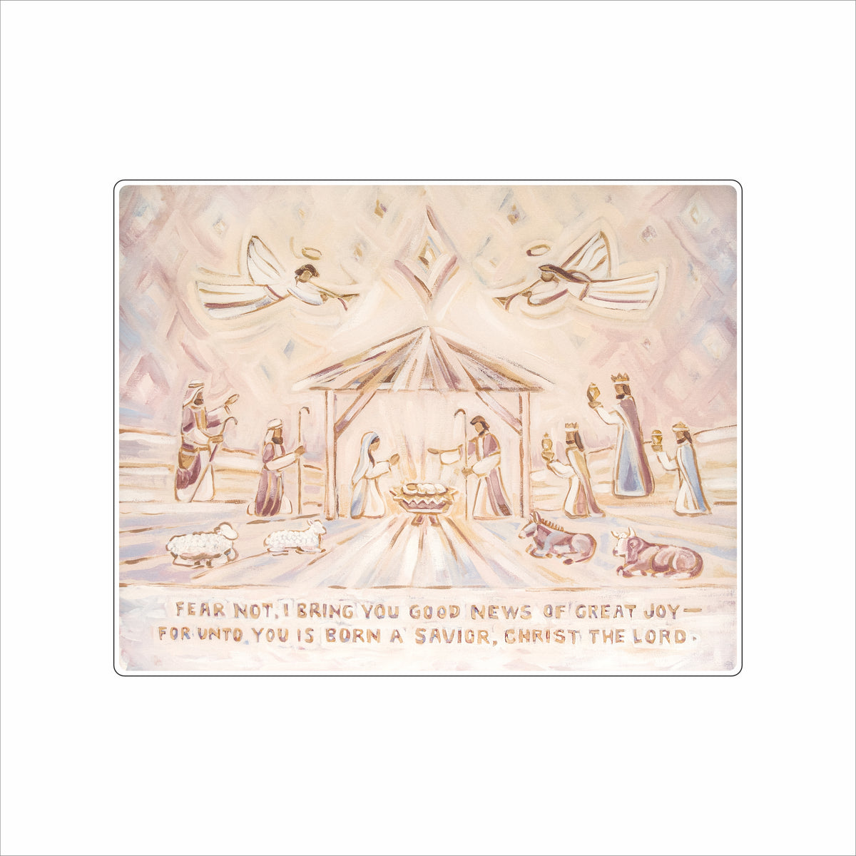 KMB-006 Nativty Scripture | 0.75Acrylic Contour