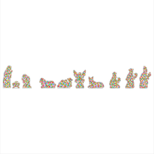 KMC-004 Manger Scene Full Set | 0.50in. Acrylic Cutout | Case (any 10+)