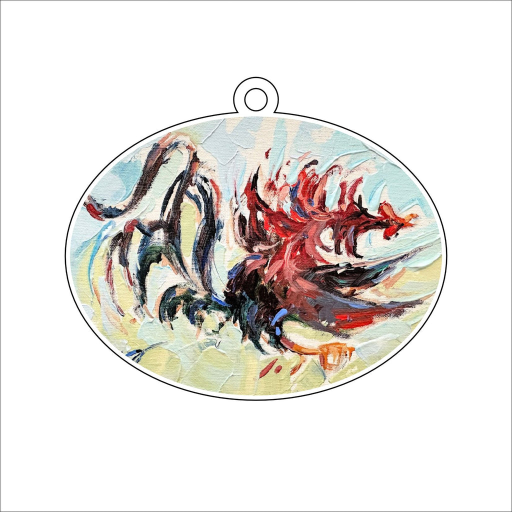 KPA-010 Go Carolina | 0.25in. Acrylic Ornament |