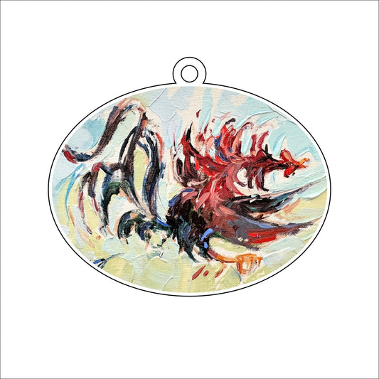 KPA-010 Go Carolina | 0.25in. Acrylic Ornament | Case Bundle of 25