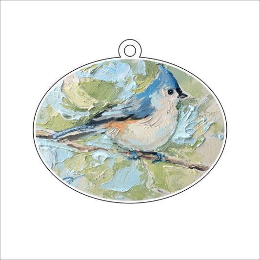 KPA-017 Mr. Titmouse | 0.25in. Acrylic Ornament | Case Bundle of 25
