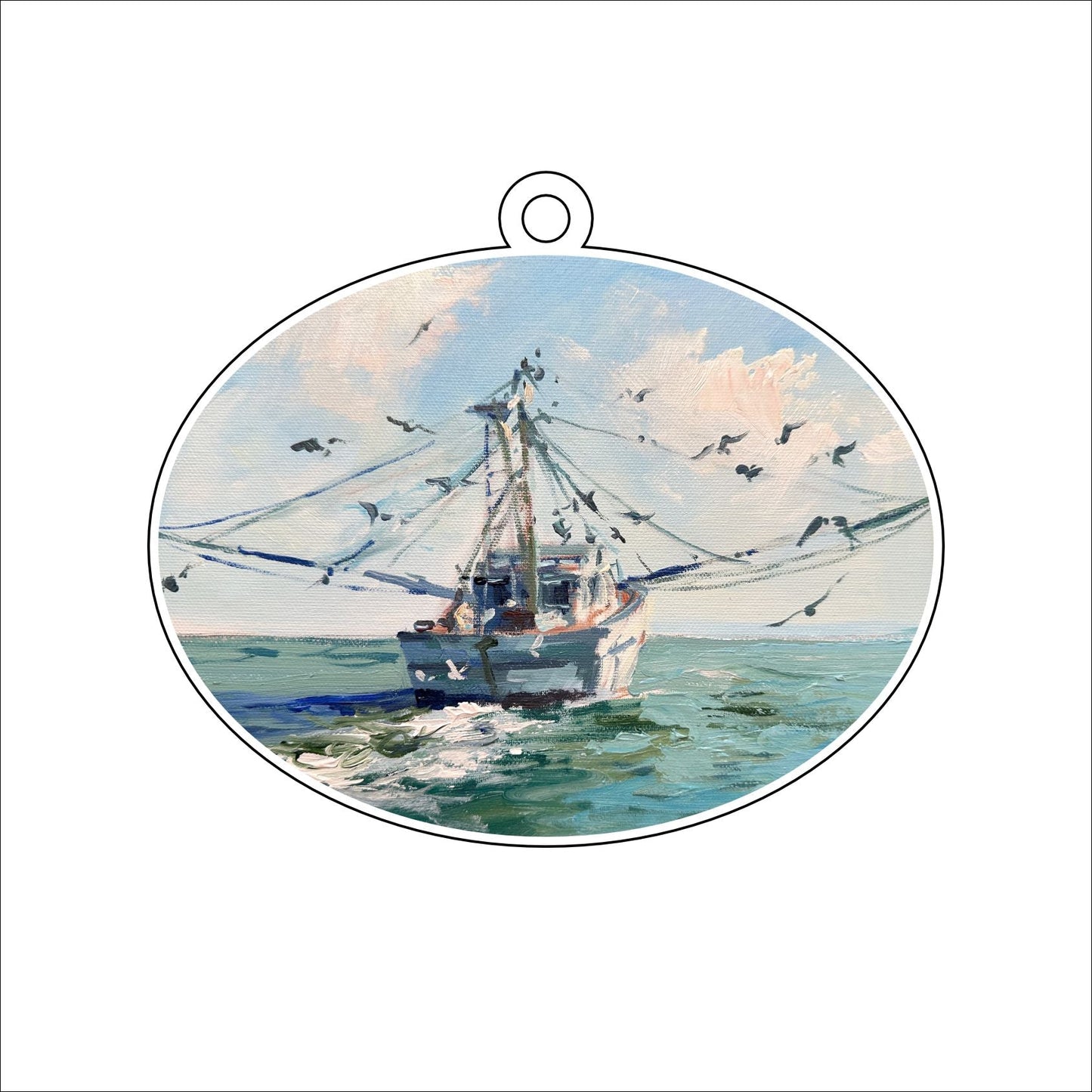 KPA-021 Wake and Wing | 0.25in. Acrylic Ornament | Case Bundle of 25