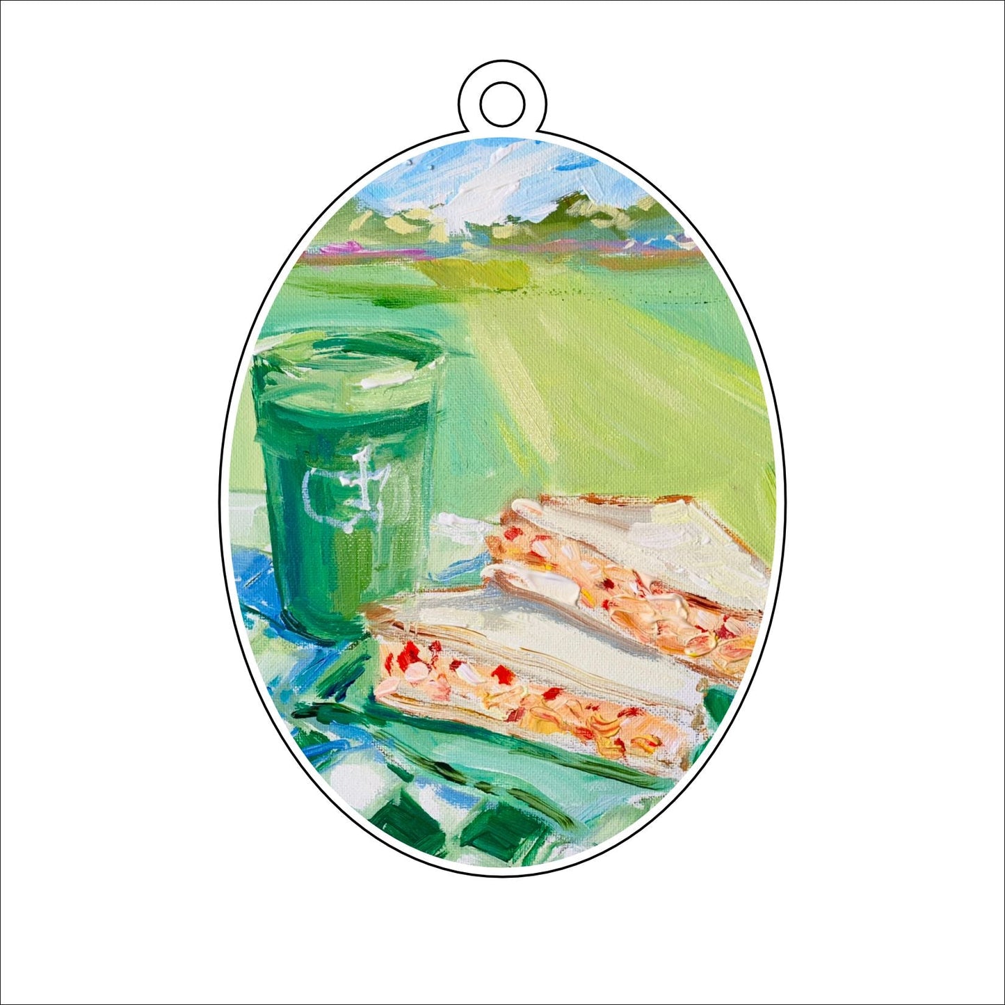 KPA-030 Masters Pimento | 0.25in. Acrylic Ornament |