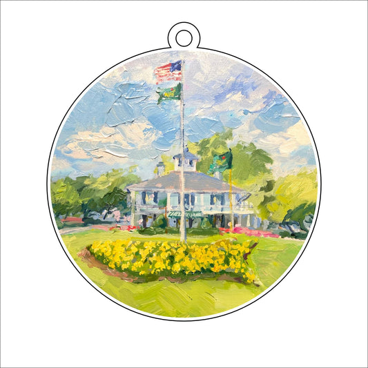 KPA-035 Masters Clubhouse | 0.25in. Acrylic Ornament |