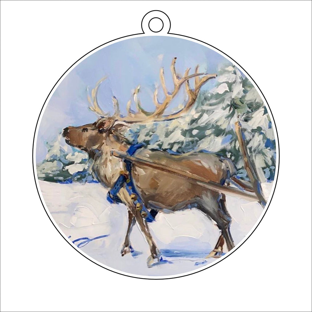 KPA-036 Sleigh Bells | 0.25in. Acrylic Ornament |