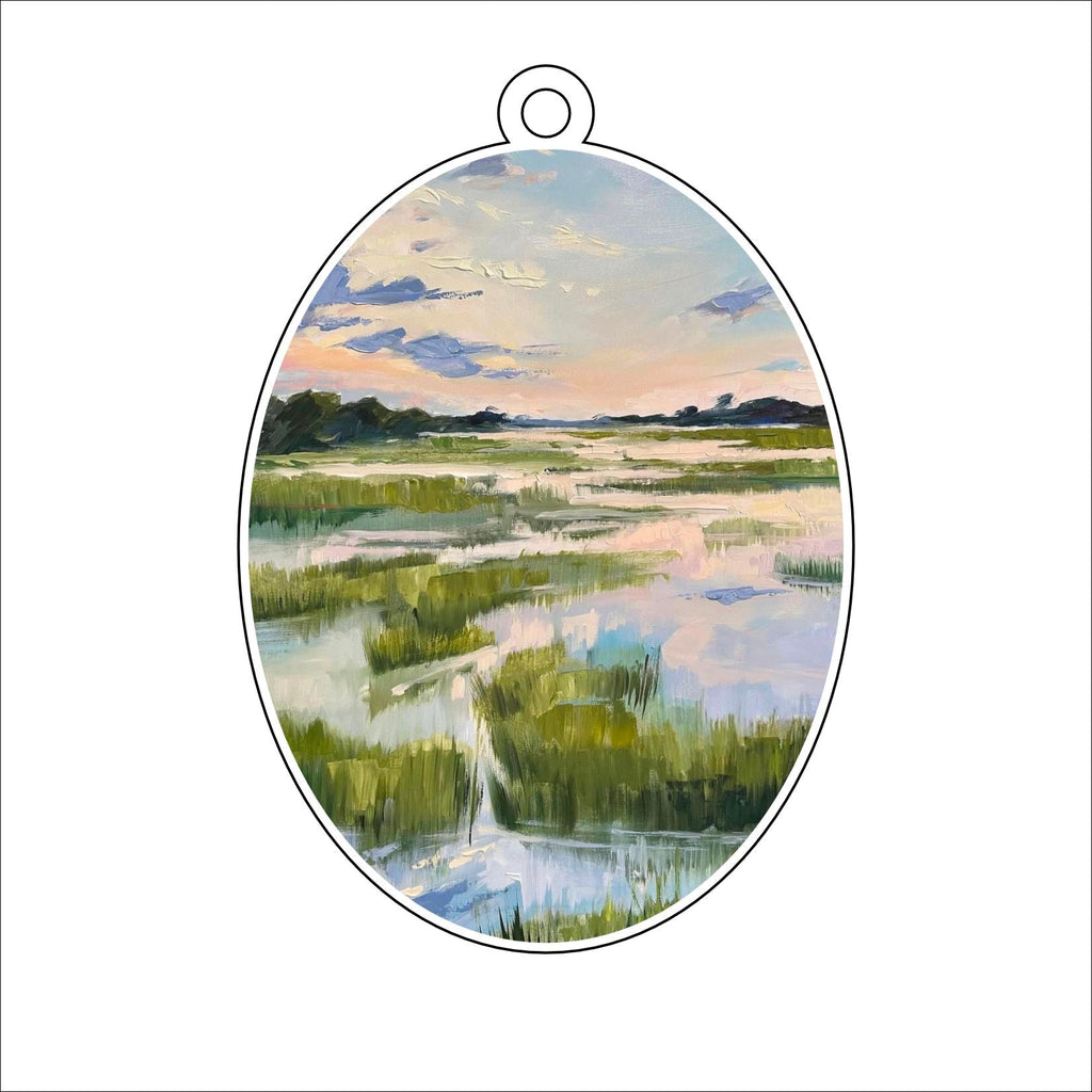 KPA-040 Twilight Marsh | 0.25in. Acrylic Ornament | Case Bundle of 25