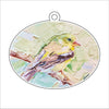 KPA-044 Yellow Bird | 0.25Acrylic Ornament |