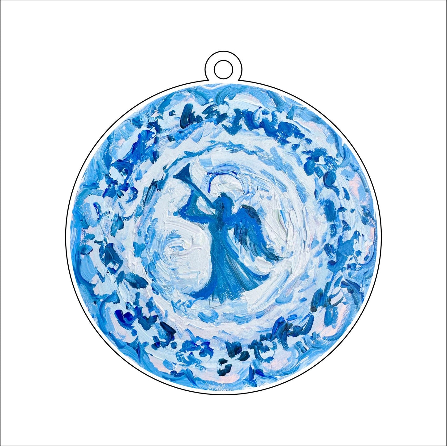 KPA-051 Hark the Herald | 0.25Acrylic Ornament | Case of 25