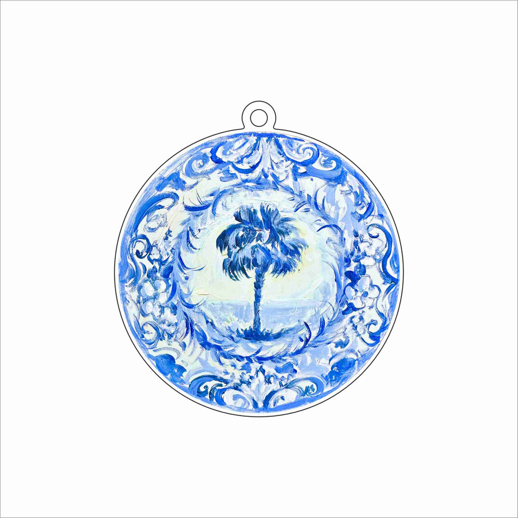 KPA-057 Palmetto Christmas Ornament | 0.25Acrylic Ornament