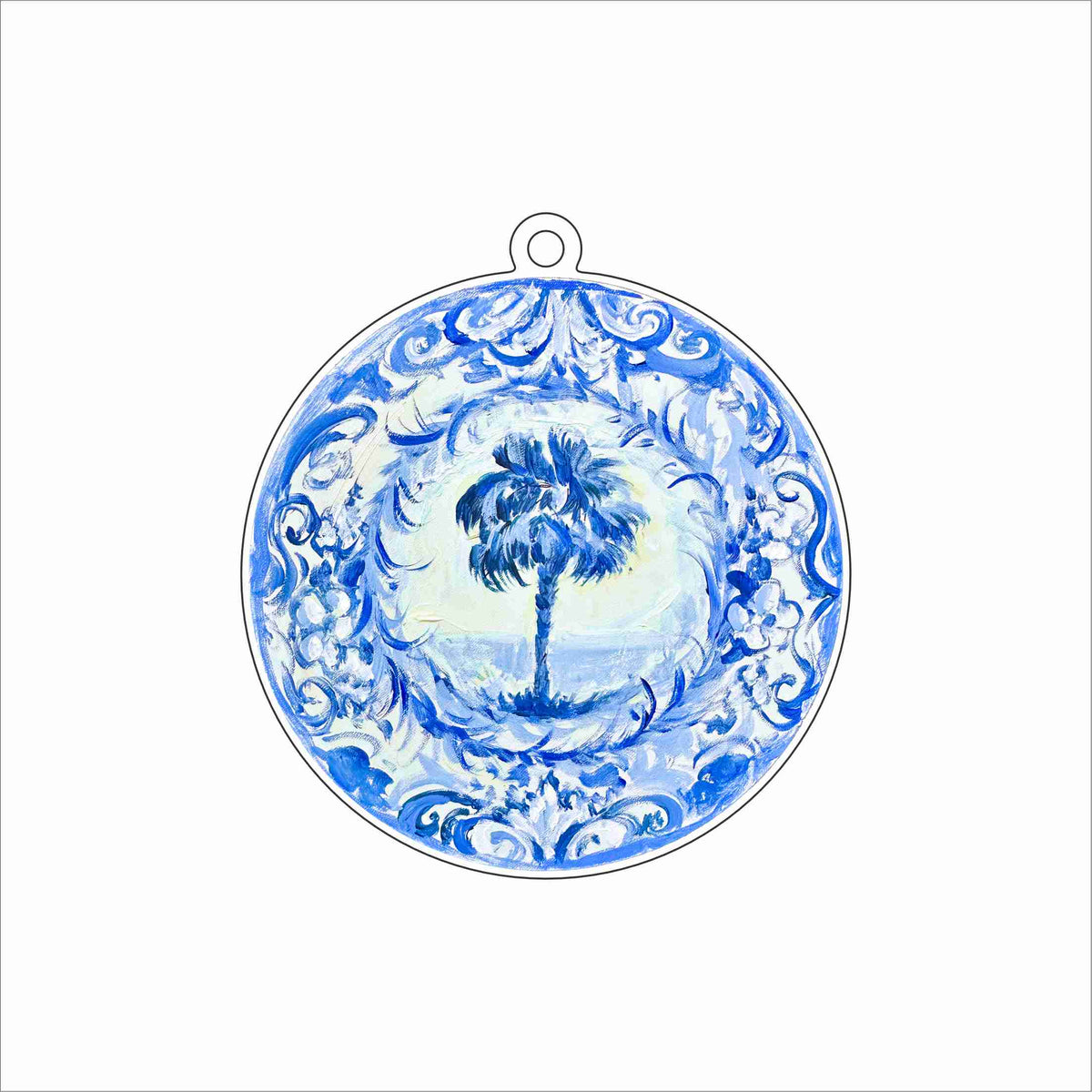 KPA-057 Palmetto Christmas Ornament | 0.25Acrylic Ornament