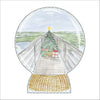 KRA-008 Tree Snowglobe | 0.75in. Acrylic Cutout | Single