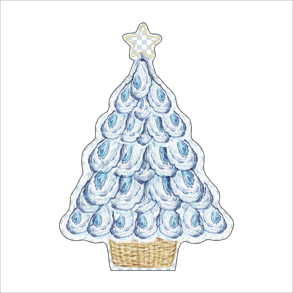 KRA-010 Blue Oyster Tree | 0.75in. Acrylic Cutout | Single