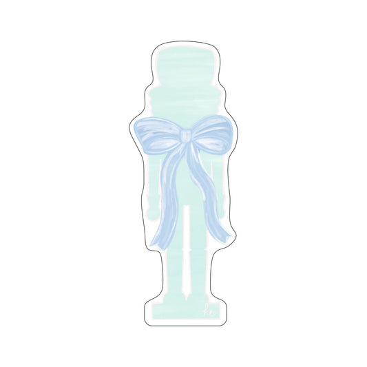 KRC-002 Nutcracker Blue Bow Mini | 0.50Acrylic Contour |