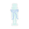 KRC-001 Nutcracker Blue Bow | 0.75Acrylic Contour |