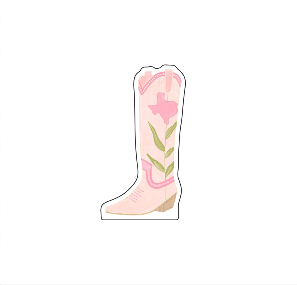 KRC-014 Texas Bloom Boot Mini | 0.50Acrylic Mini |