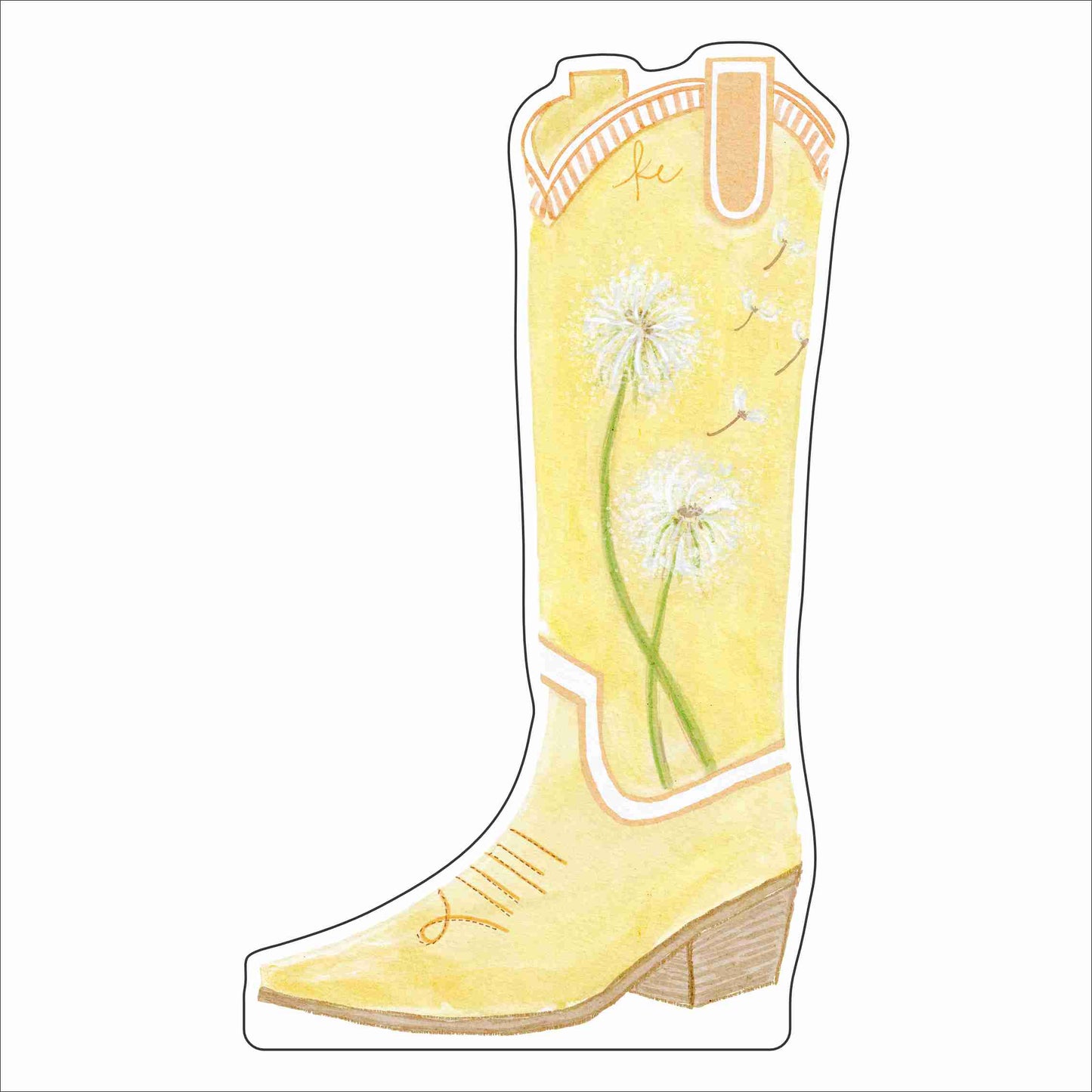 KRC-016 Dandelion Boot | 0.75Acrylic Contour