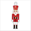 KRO-009 Red Nutcracker Ornament | 0.25in. Acrylic Ornament |