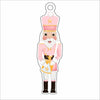KRO-016  Pink Little Drummer Boy Ornament | 0.25in. Acrylic Ornament |