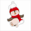 KRO-017  Have yourself a Merry Little Christmas Penguin Ornament | 0.25in. Acrylic Ornament |