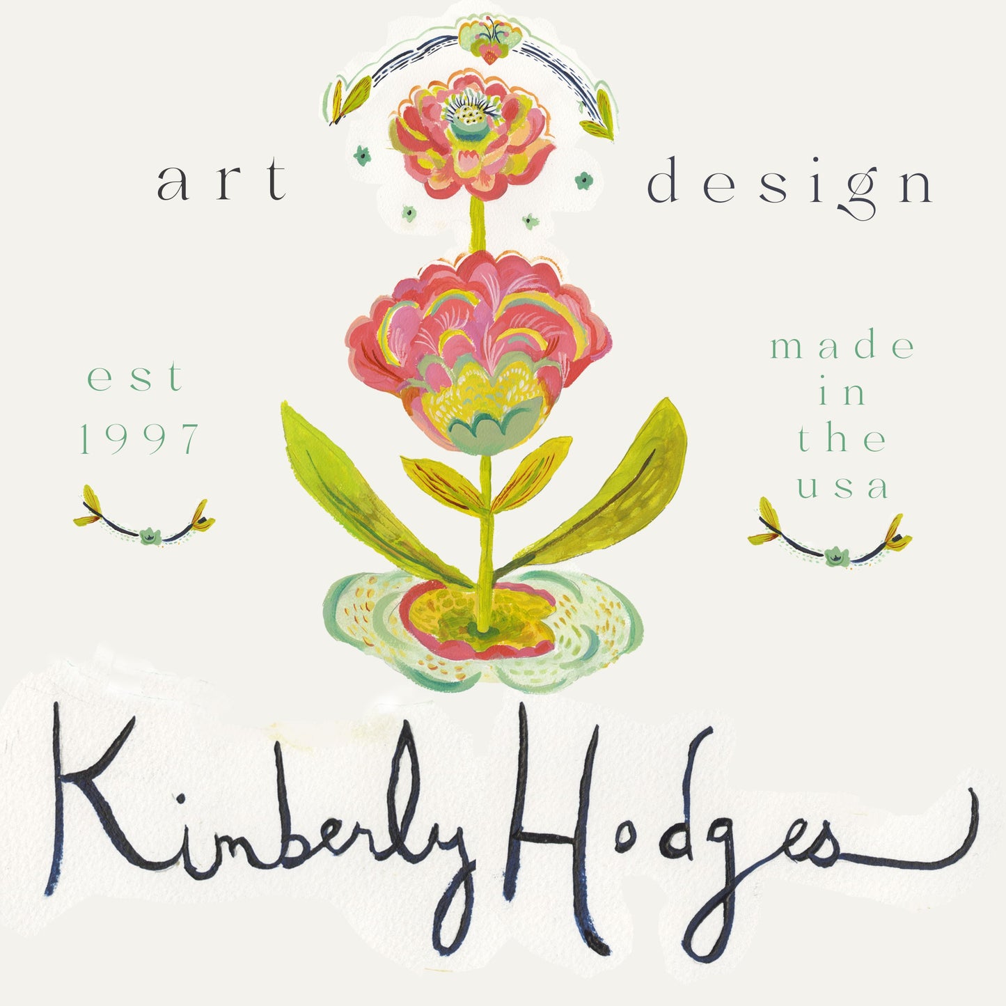 Kim Hodges | Tray & Best Seller Florals Bundle | 0.25" & 0.50" Acrylic Package