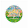 LAM-026 The People's House Coaster | 0.25Acrylic Coaster with Clear Bumpers | Case of 4