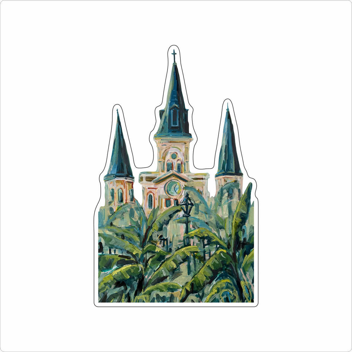 LBN-003 St. Louis Cathedral | 0.75Acrylic Contour
