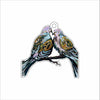 LBN-009 Two Turtle Doves Ornament | 0.25Acrylic Ornament
