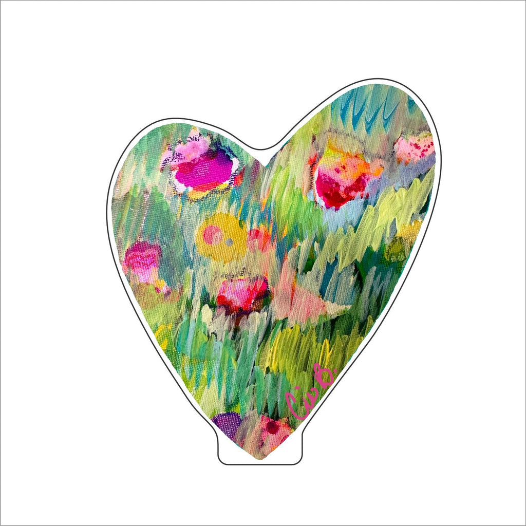 LBR-002 Sherbet  Heart Mini | 0.50Acrylic Mini | Case of 25
