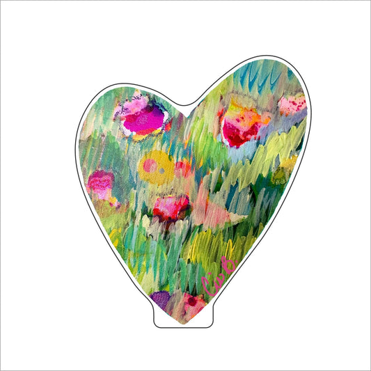 LBR-002 Sherbet  Heart Mini | 0.50Acrylic Mini | Case of 25