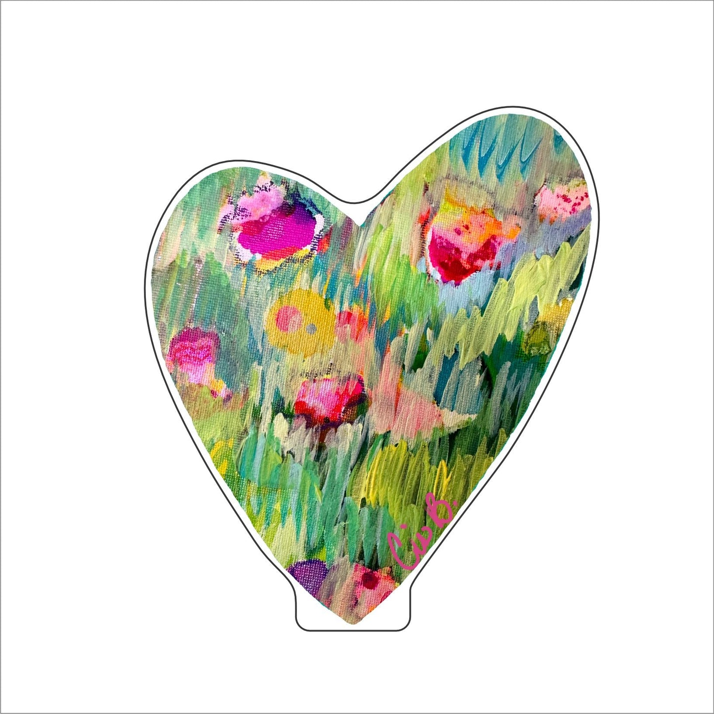 LBR-002 Sherbet  Heart Mini | 0.50Acrylic Mini |