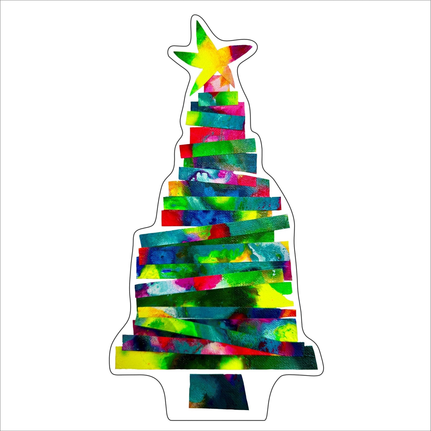 LBR-004 Christmas tree | 0.75Acrylic Contour | Case of 25