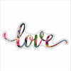 LBR-011 Colorful Love | 0.75Acrylic Contour |