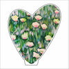 LBR-027 Yellow & Pink Meadow Heart Mini | 0.50Acrylic Mini |