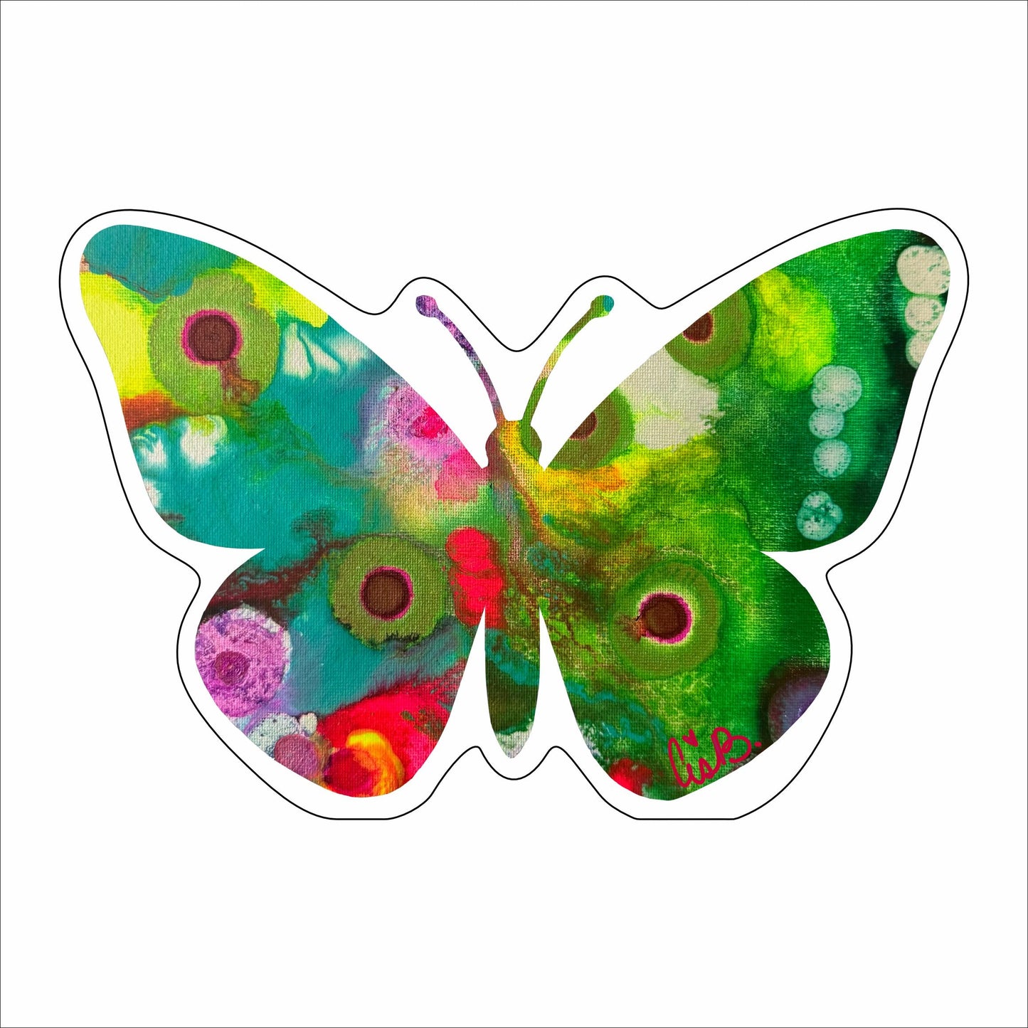 LBR-046 Primrose Butterfly | 0.75Acrylic Contour | Case of 25