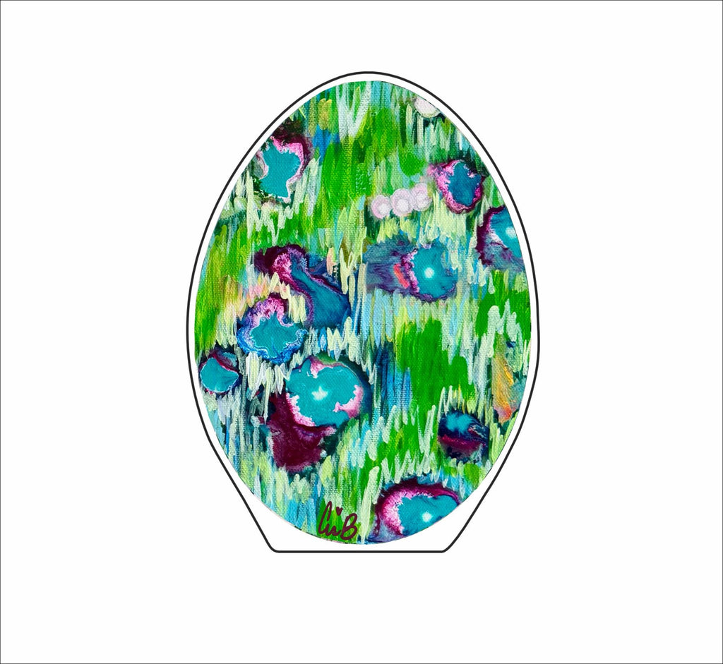 LBR-071  Blue Raspberry Egg Mini | 0.50Acrylic Mini |