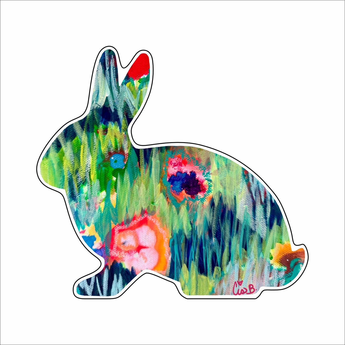LBR-080  Red Hot Bunny Mini | 0.50Acrylic Mini | Case of 25